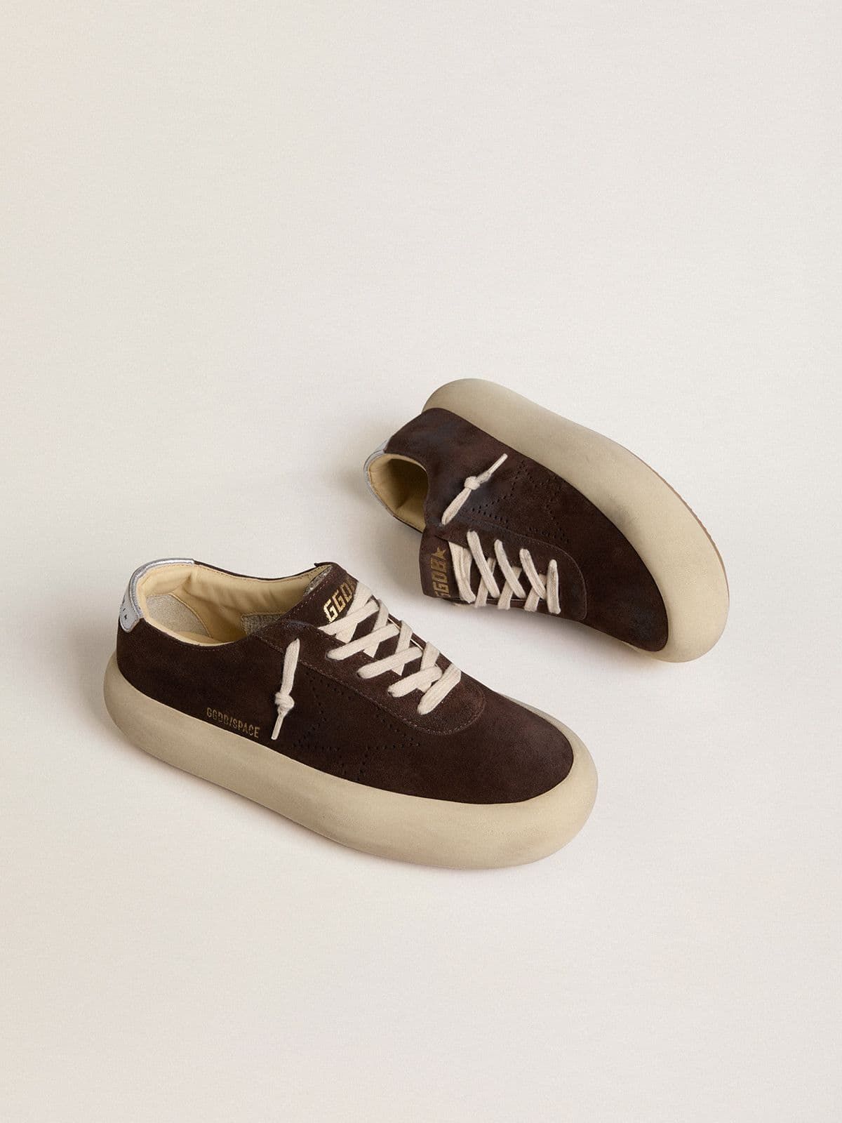  Giày Nam Golden Goose Space-Star 'Brown' 