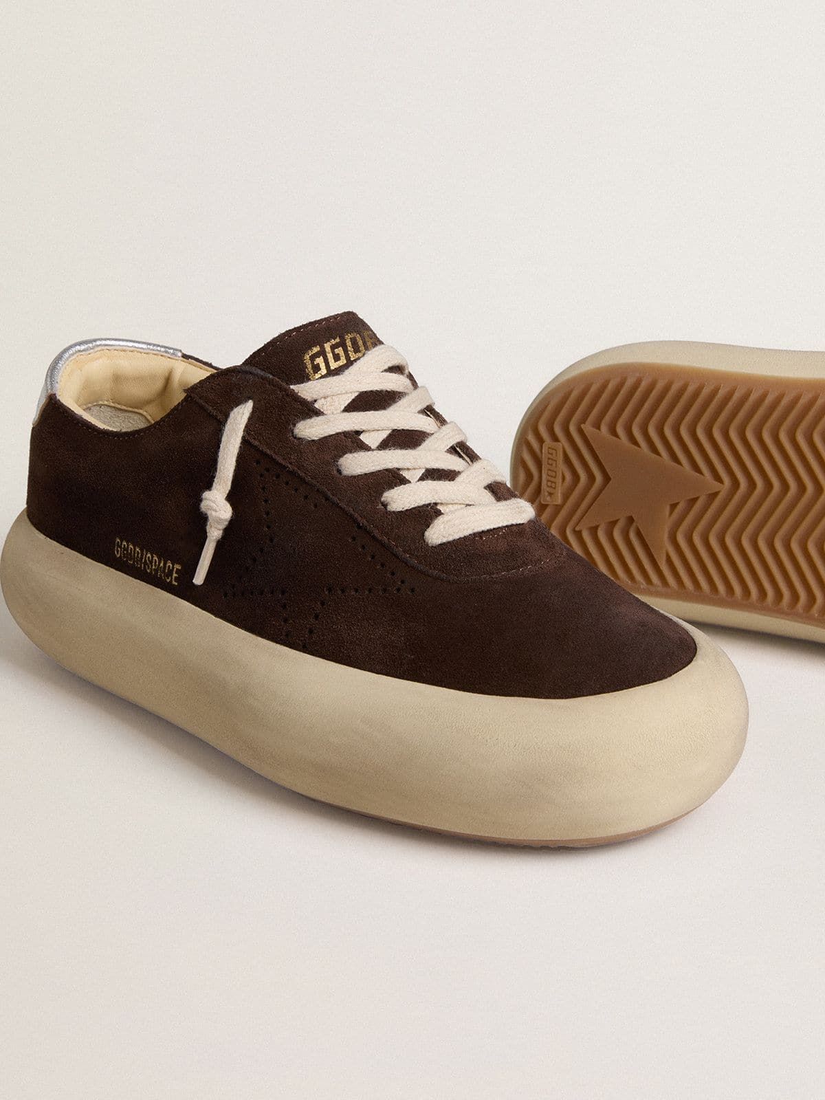  Giày Nam Golden Goose Space-Star 'Brown' 