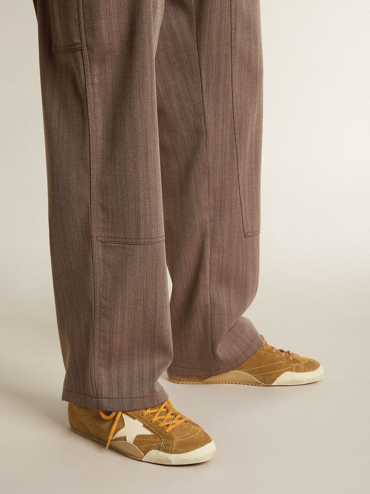  Giày Nam Golden Goose True-Star 'Tobacco' 