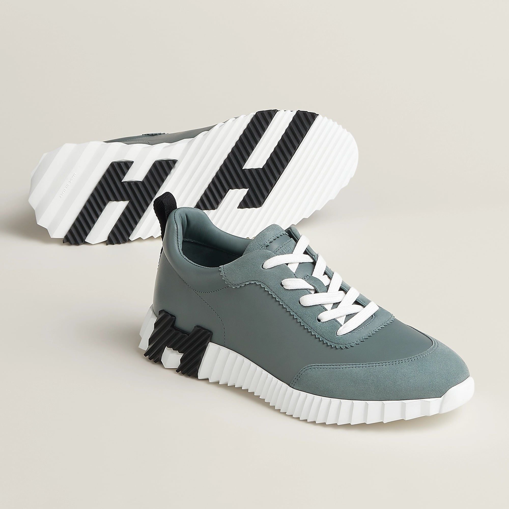  Giày Nam Hermes Bouncing Sneaker 'Bleu Tonnerre' 