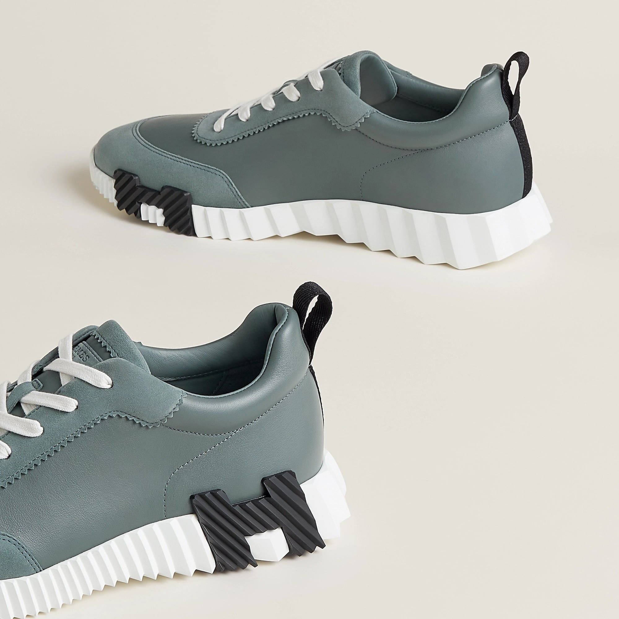  Giày Nam Hermes Bouncing Sneaker 'Bleu Tonnerre' 