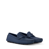  Giày Nam Louis Vuitton LV Monza Taïga Moccasins 'Marine' 