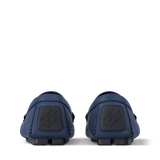  Giày Nam Louis Vuitton LV Monza Taïga Moccasins 'Marine' 