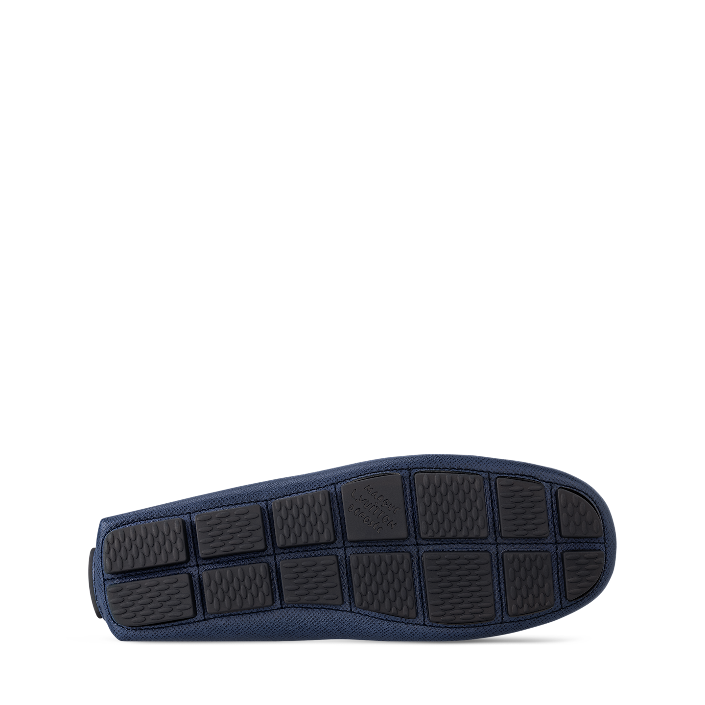  Giày Nam Louis Vuitton LV Monza Taïga Moccasins 'Marine' 