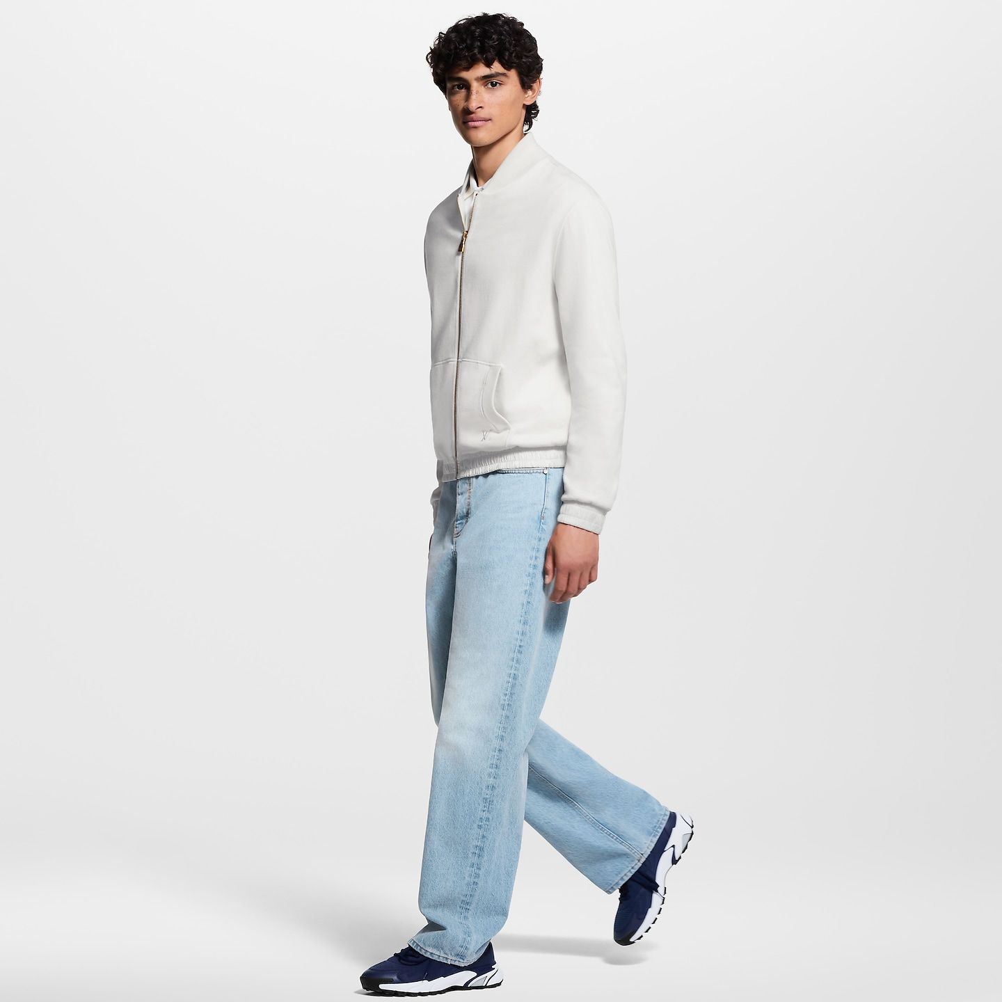  Giày Nam Louis Vuitton LV Runner Tatic Trainers 'Marine' 