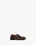  Giày Nam Saint Laurent Le Loafer Supple 'Brown' 