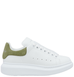  Giày Nữ Alexander McQueen Oversized 'White Green' 