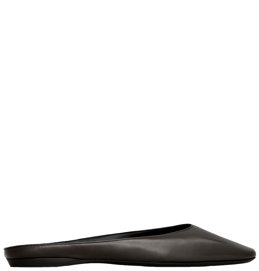  Giày Nữ Saint Laurent Lido Slip-ons 'Eagle Brown' 