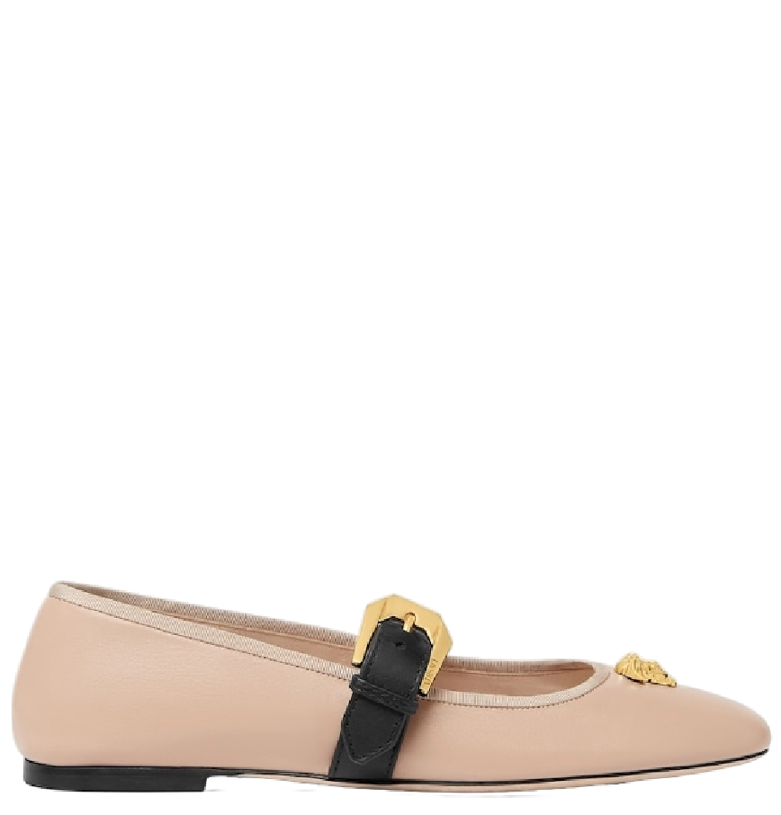 Giày Nữ Versace La Medusa Ballerinas 'Pink' 