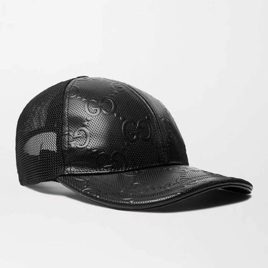  Mũ Gucci GG Pattern Embossed Baseball 'Black' 