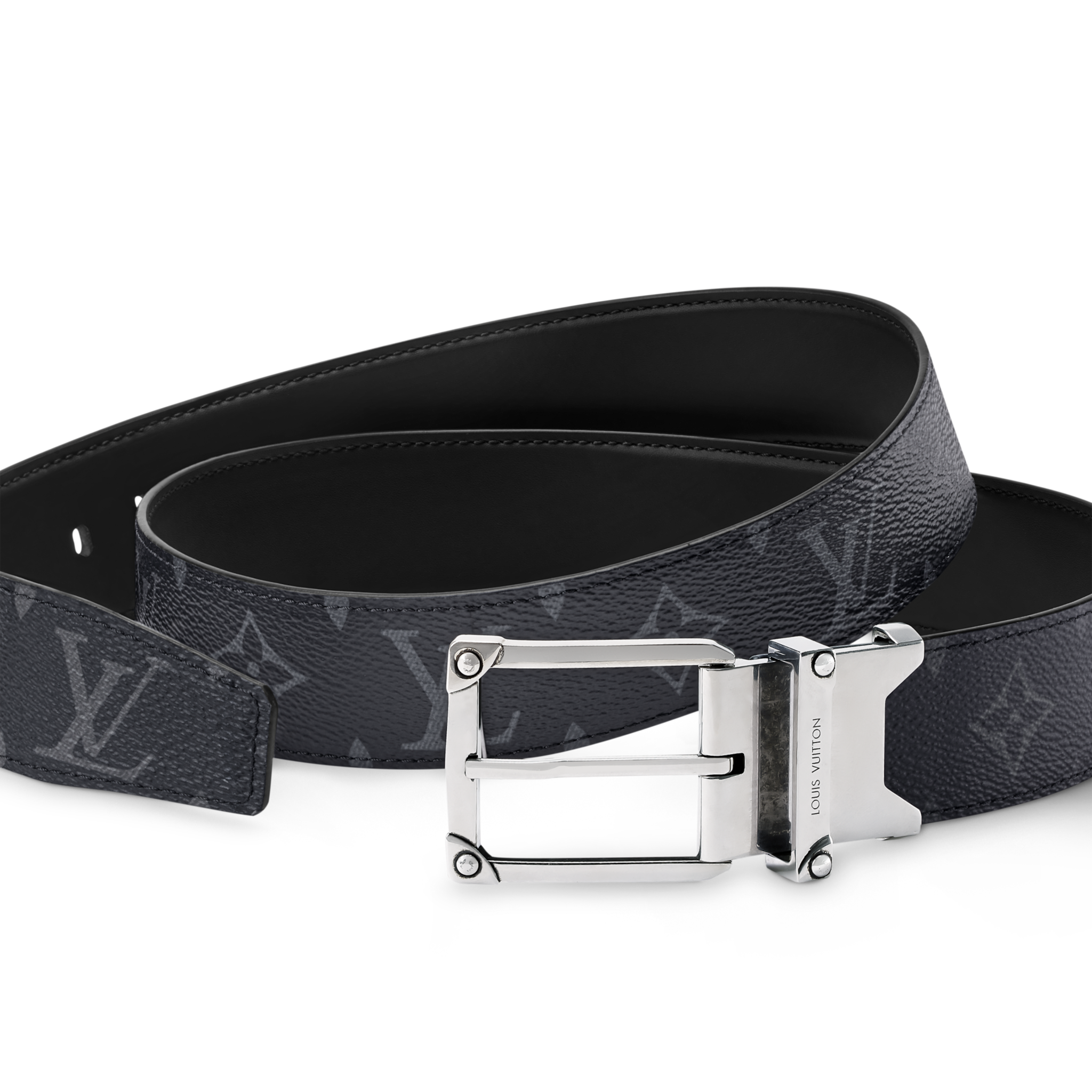  Thắt Lưng Nam Louis Vuitton Corner Pin 35MM Belt 'Black' 