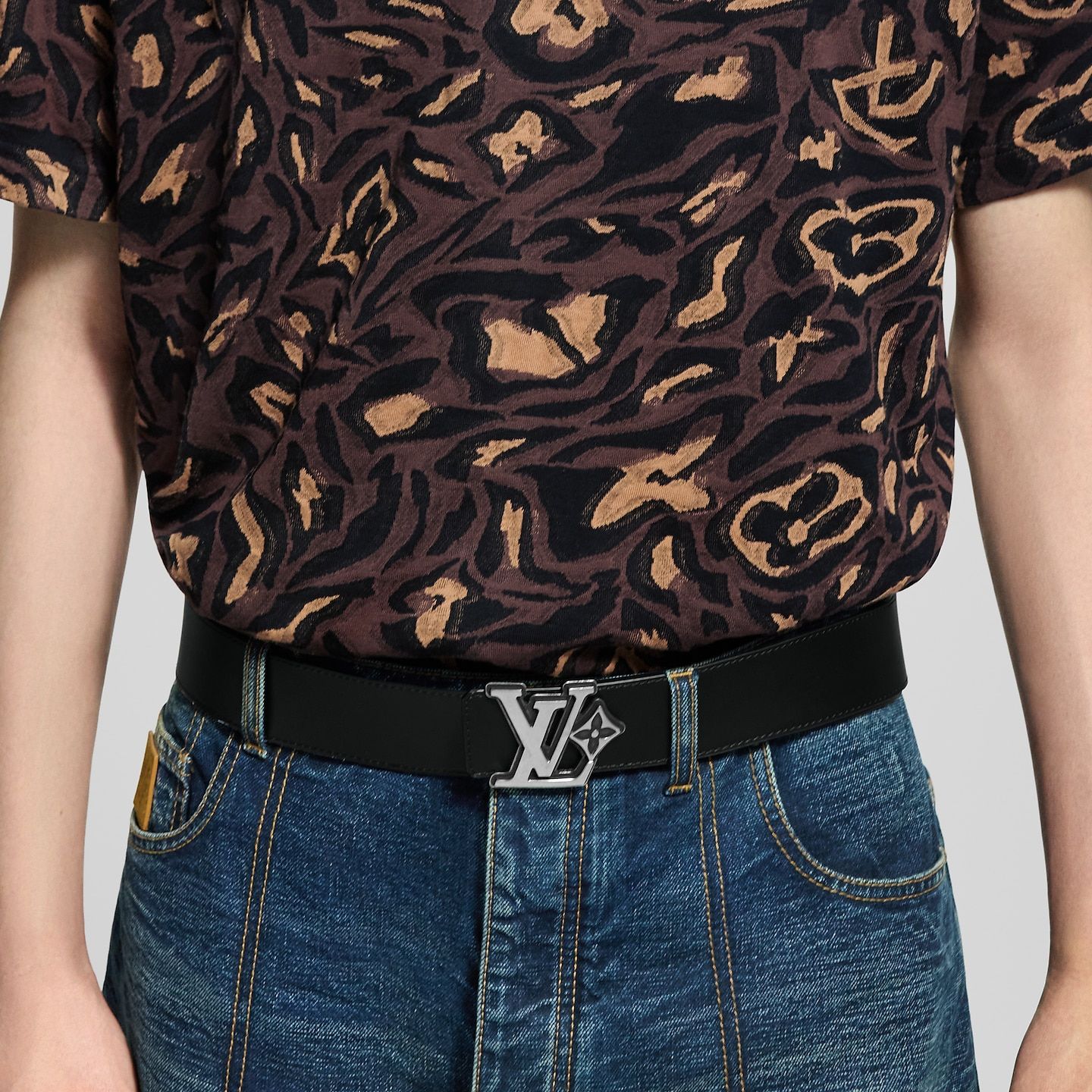  Thắt Lưng Nam Louis Vuitton Flower Camoflage Belt 'Green' 