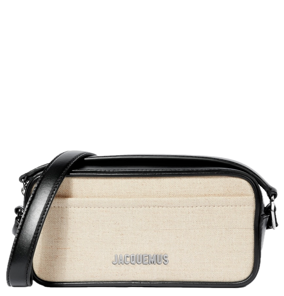  Túi Jacquemus Baneto Linen Camera Bag 'Greige' 