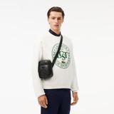  Túi Lacoste Monogram Print Small Crossbody 'Green' 
