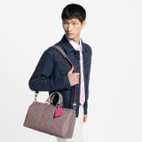  Túi Louis Vuitton Keepall Bandoulière 35 Bag 'Grey Pink' 