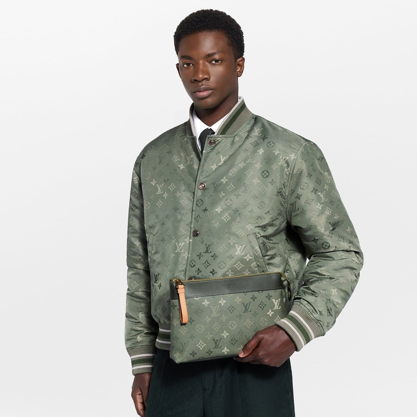  Túi Louis Vuitton Pochette Voyage Souple Pouch 'Khaki' 