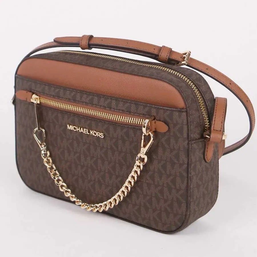  Túi Michael Kors Large Jet Set Crossbody Bag 'Brown' 