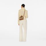  Túi Nữ Burberry Mini Check Bowling Bag 'Archive Beige' 