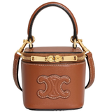  Túi Nữ Celine Mini Vanity Case Cuir Triomphe 'Tan' 