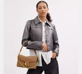  Túi Nữ Coach Chain Tabby Shoulder Bag 'Honey Brown' 