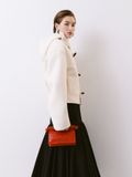 Túi Nữ Jacquemus Small Rond Carré Clutch 'Red' 