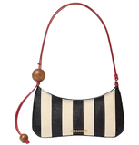  Túi Nữ Jacquemus The Bisou Perle 'Ivory Black' 