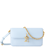  Túi Nữ Louis Vuitton LV Bloom Wallet On Chain 'Azure Blue' 
