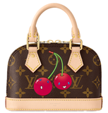  Túi Nữ Louis Vuitton LV x TM Nano Alma Bag 'Cherry Coated' 