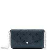  Túi Nữ Louis Vuitton Pochette Félicie Pouch 'Shimmery Ink' 