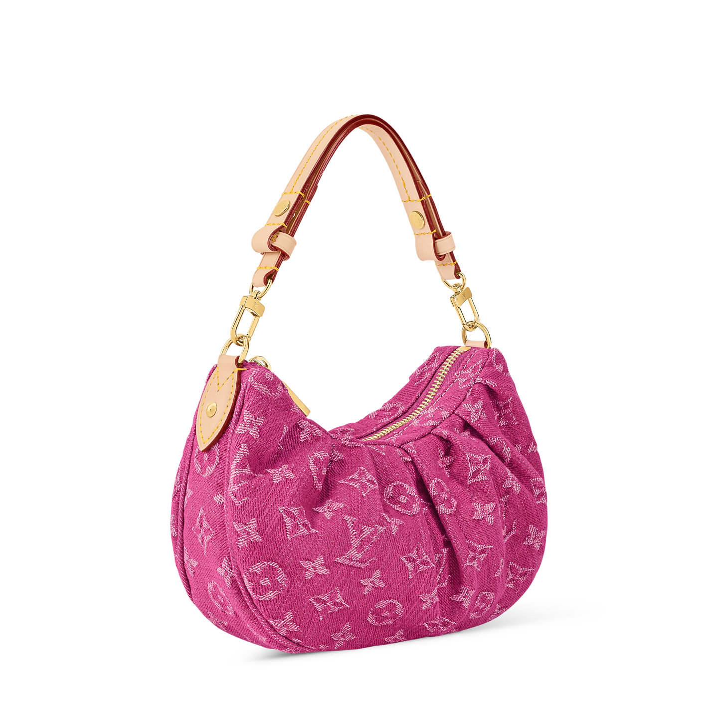  Túi Nữ Louis Vuitton Pochette Valley Bag 'Fuchsia Denim' 