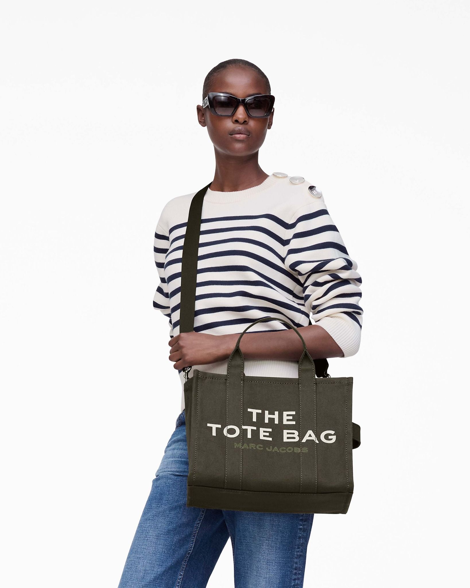  Túi Nữ Marc Jacobs Canvas Medium Tote Bag 'Forest' 