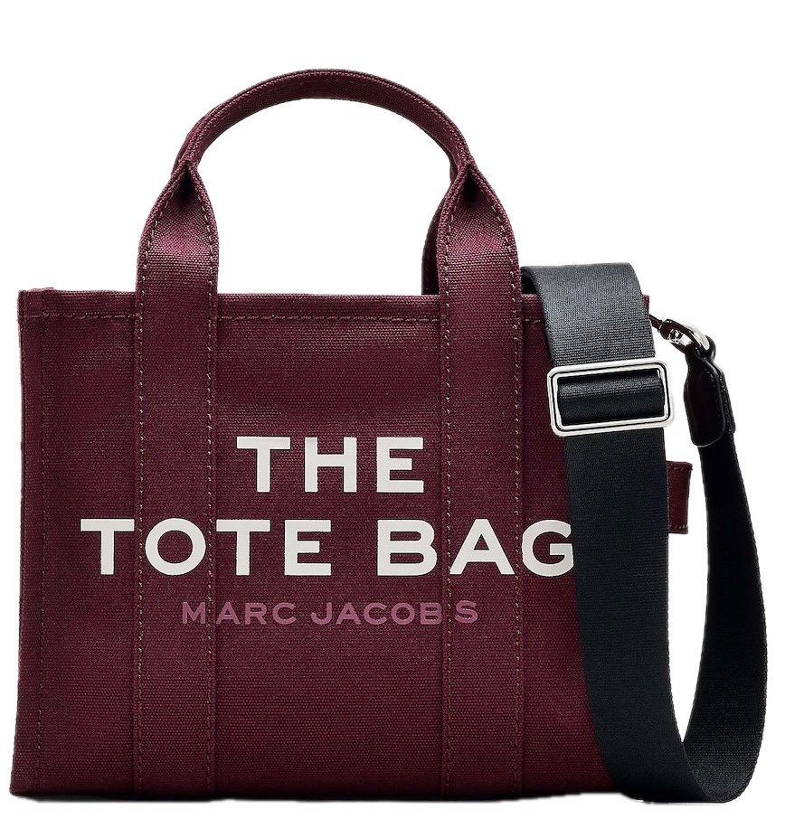  Túi Nữ Marc Jacobs Canvas Small Tote Bag 'Dark Plum' 