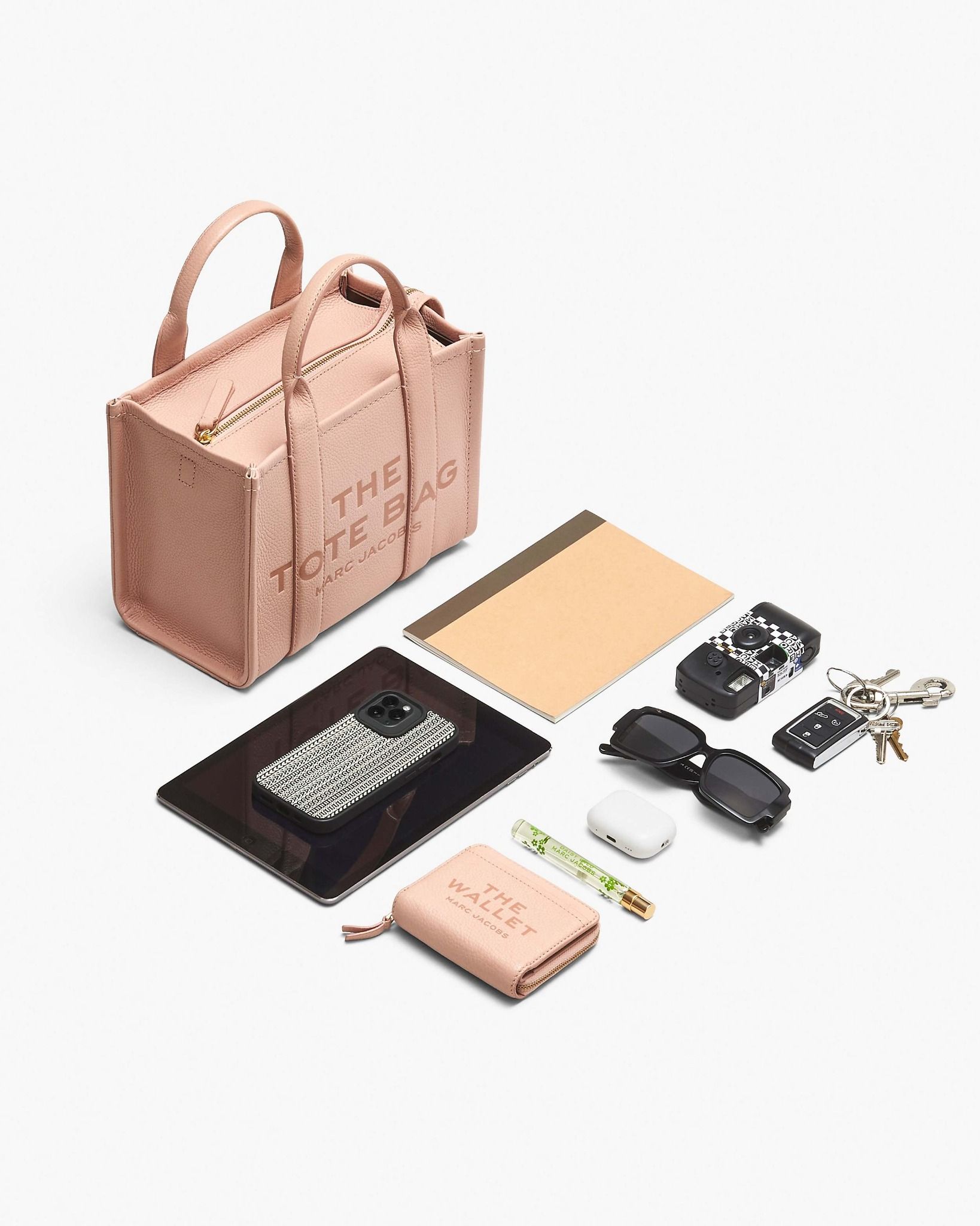  Túi Nữ Marc Jacobs Small Tote Bag 'Ribbon Pink' 