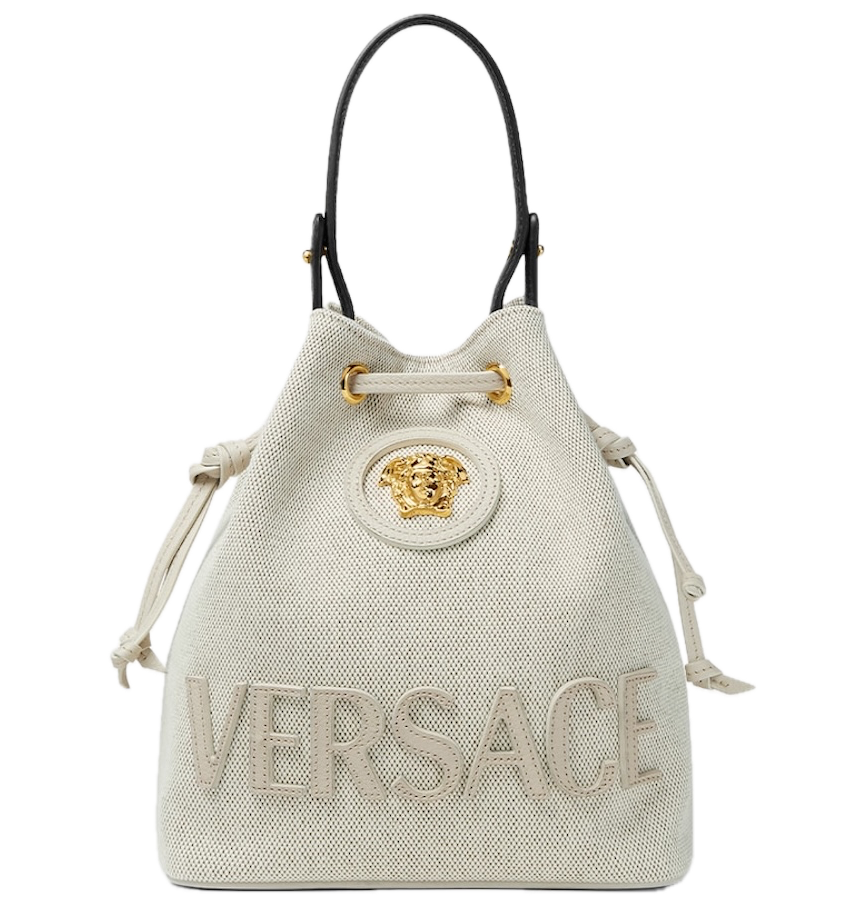  Túi Nữ Versace La Medusa Bucket Bag 'White' 