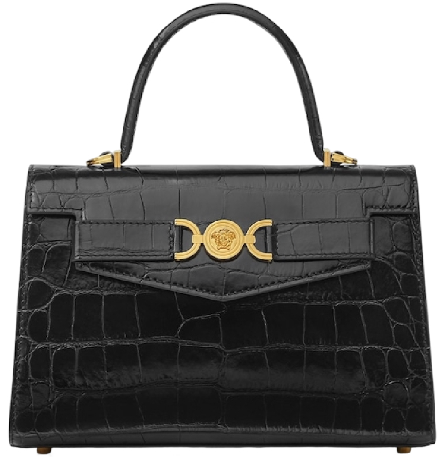  Túi Nữ Versace Medusa 95 Top Handle 'Black' 