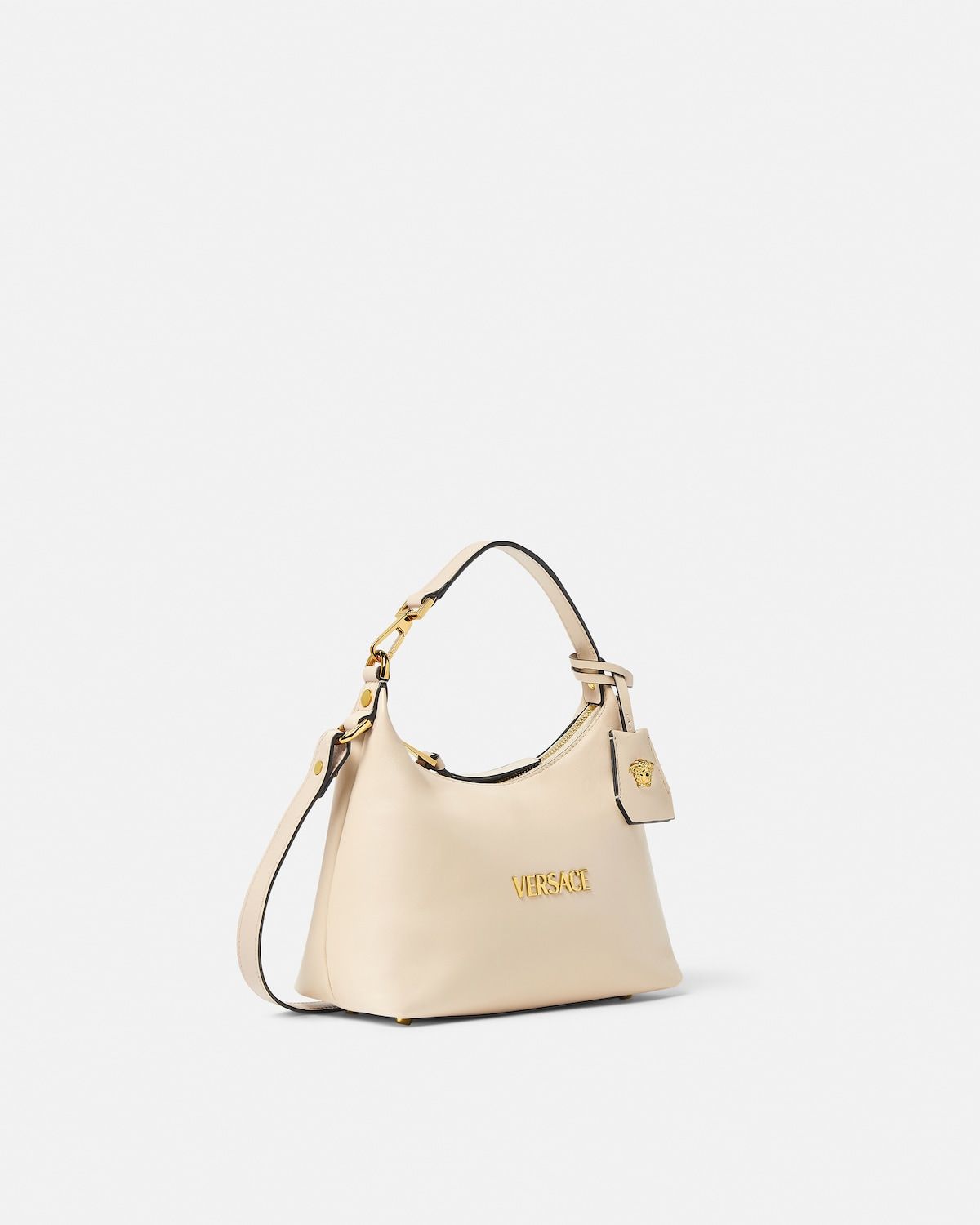  Túi Nữ Versace Tag Nappa Hobo Bag 'Beige' 