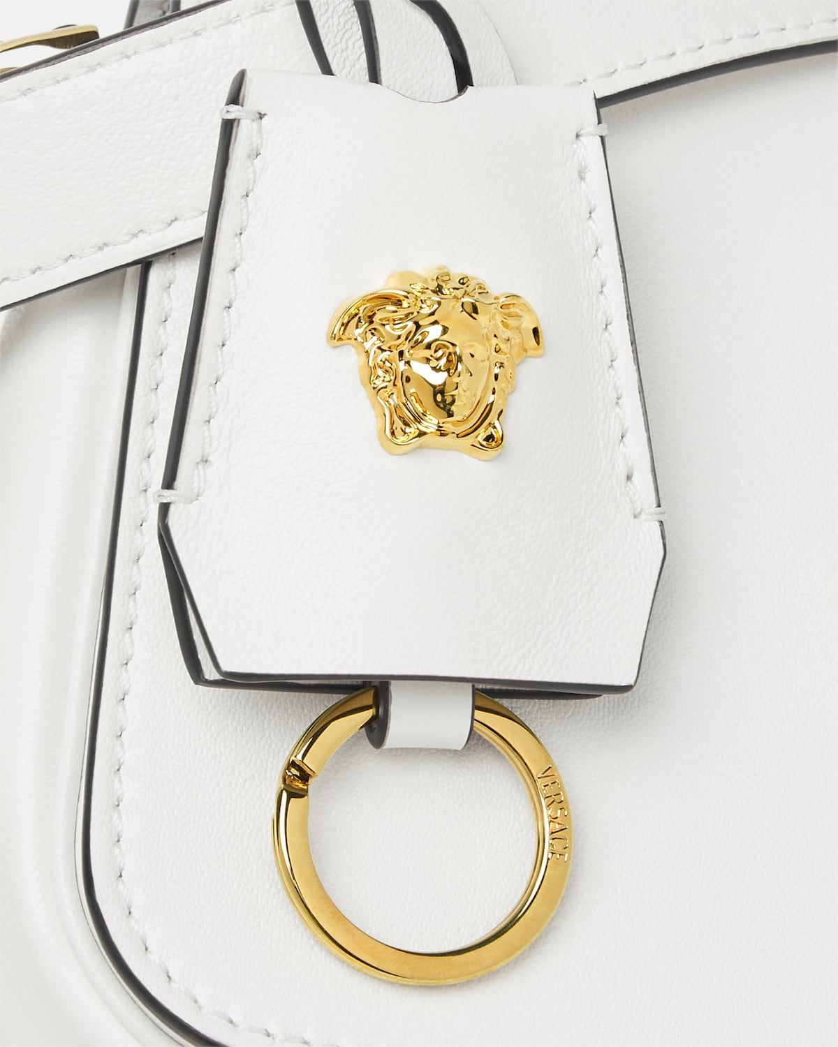  Túi Nữ Versace Tag Nappa Mini Bag 'White' 