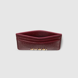  Ví Gucci Card Case With Script 'Rosso Ancora' 