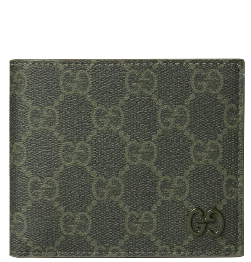  Ví Nam Gucci GG Monogram Bi-fold Wallet 'Green' 