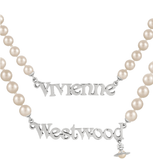  Vòng Cổ Nữ Vivienne Westwood Amelia 'Cream Pearl' 