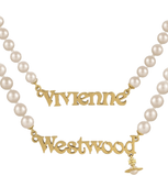  Vòng Cổ Nữ Vivienne Westwood Amelia 'Cream Pearl' 