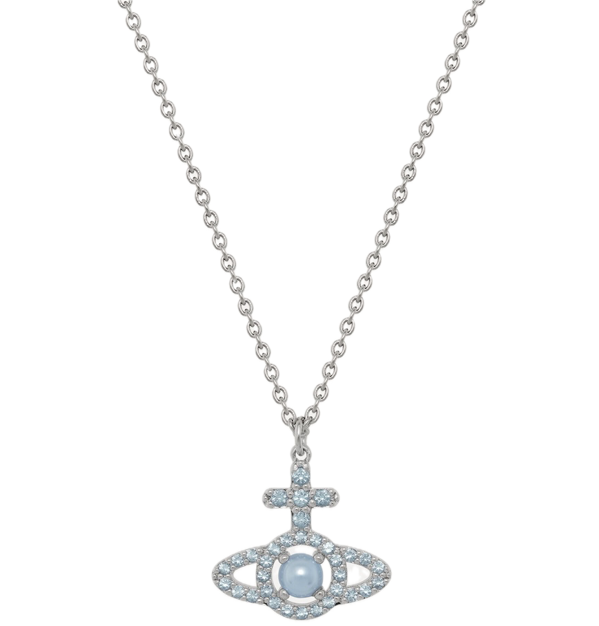  Vòng Cổ Nữ Vivienne Westwood Olympia Pearl 'Blue' 