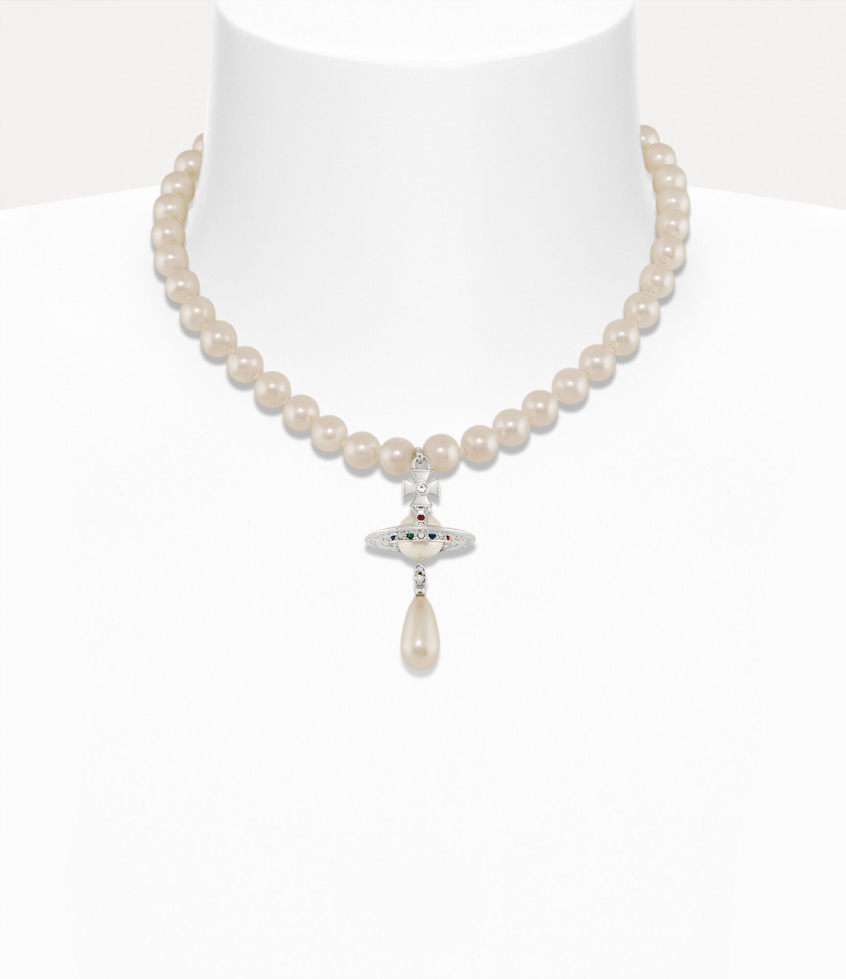  Vòng Cổ Nữ Vivienne Westwood One Row 'Pearl' 