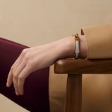  Vòng Tay Nữ Hermes Mini Clic Kelly 'Bleu Polaire' 