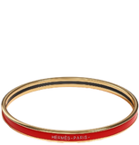  Vòng Tay Nữ Hermes Uni Bangle 'Rouge Amarante Gold' 