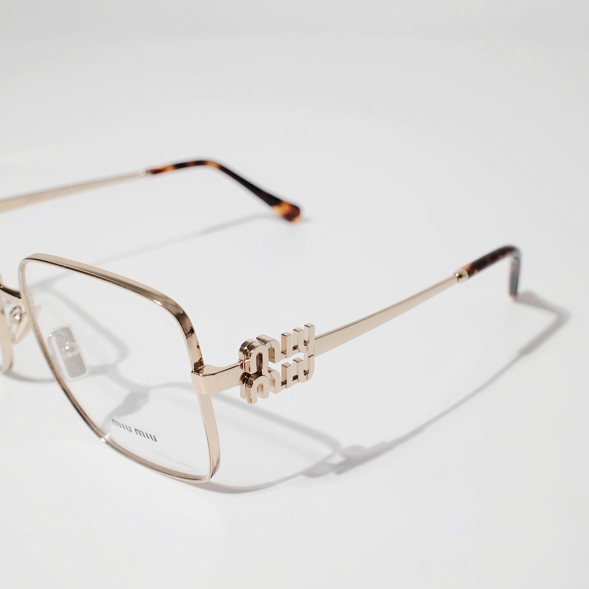  Kính Nữ Miu Miu Pale Gold Eyeglasses 'Gold' 