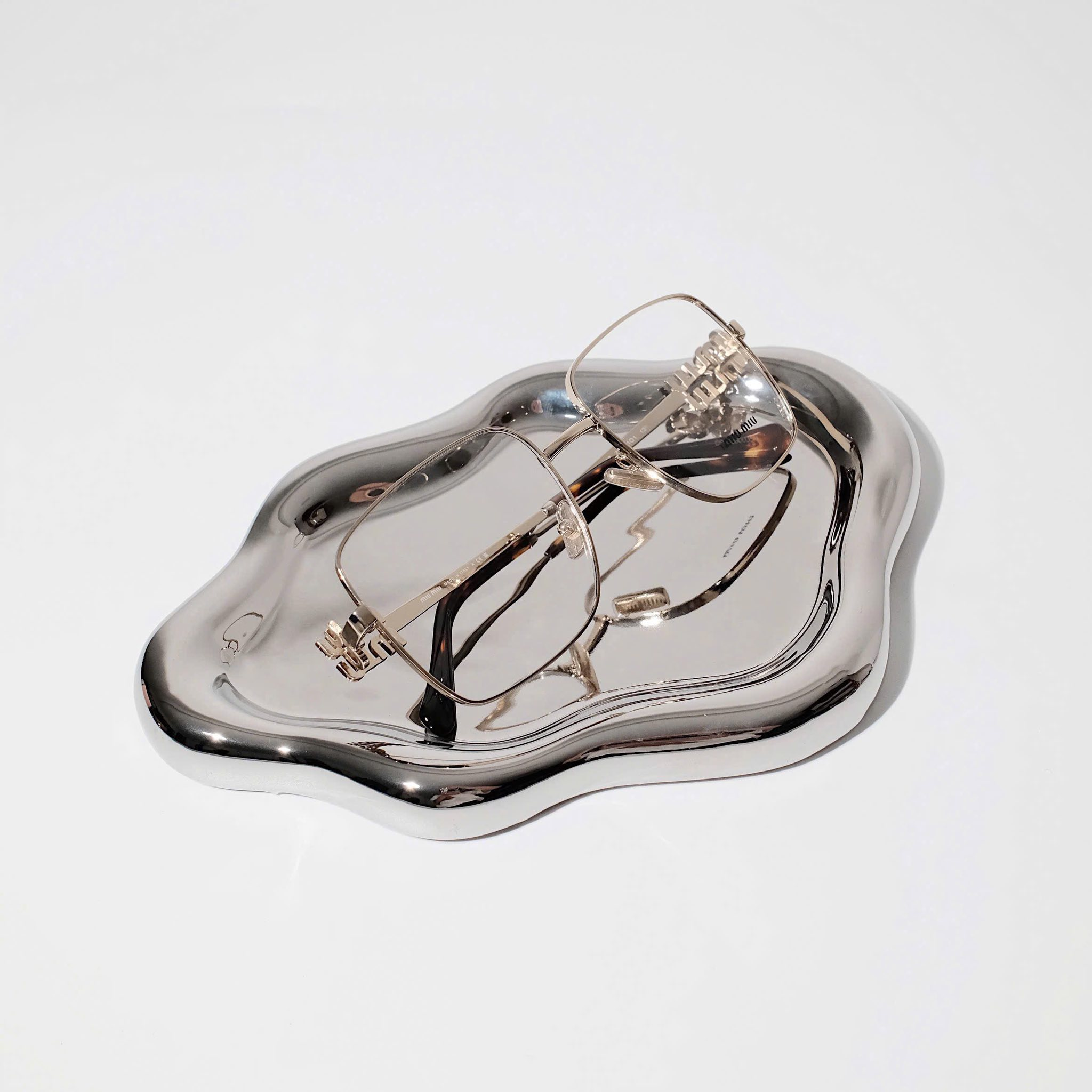  Kính Nữ Miu Miu Pale Gold Eyeglasses 'Gold' 