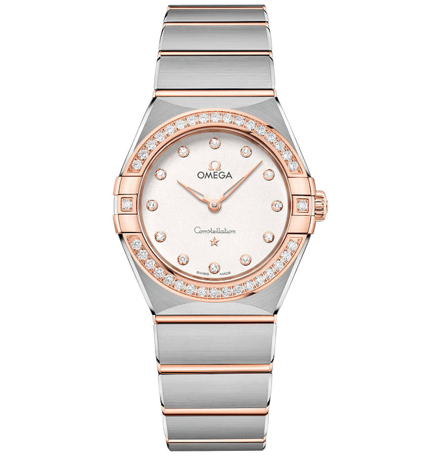  Đồng Hồ Nữ Omega Constellation Manhattan 'Silver' 