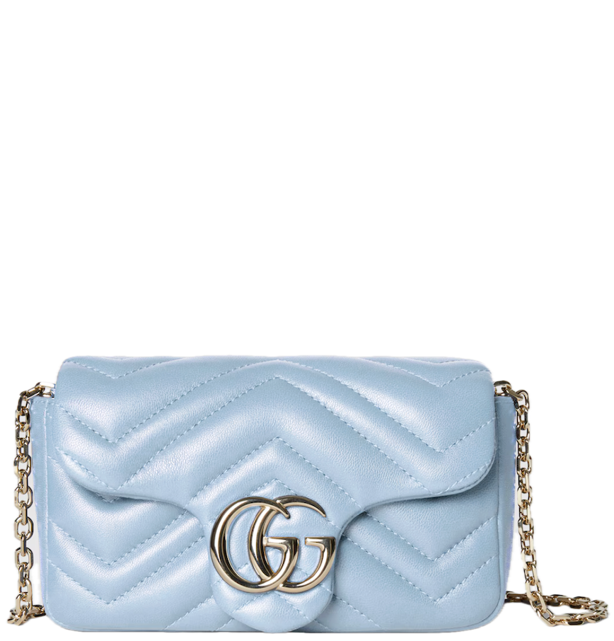  Túi Nữ Gucci Marmont Mini Shoulder Bag 'Blue' 