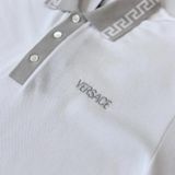  Áo Nam Versace Embroidered Logo 'White' 